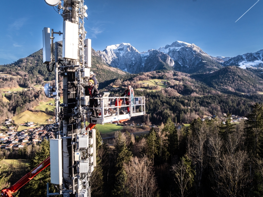 RUTHMANN STEIGER T 570 HF Hybrid von roggermaier im Einsatz in den bayerischen Alpen